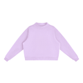 Essential Fleece Mock-Neck Crew Sweatshirt