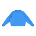 Essential Fleece Mock-Neck Crew Sweatshirt