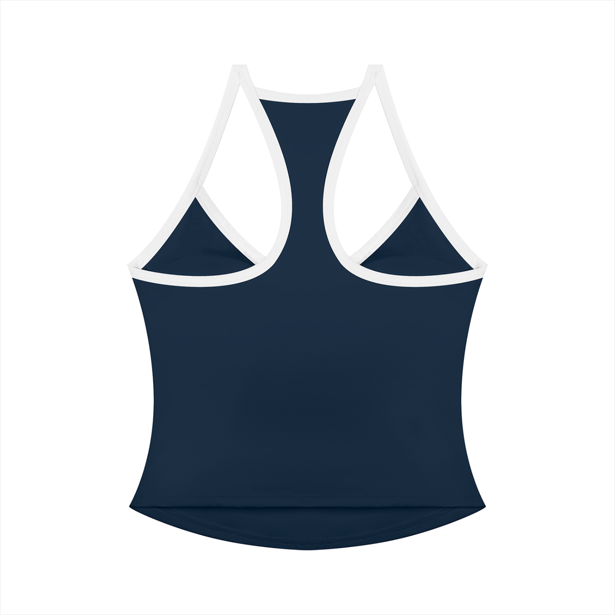 Women’s navy blue yoga tank top