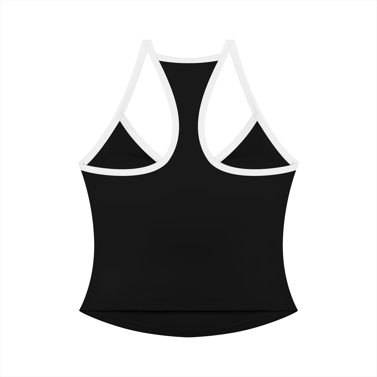 Womens black yoga tank top