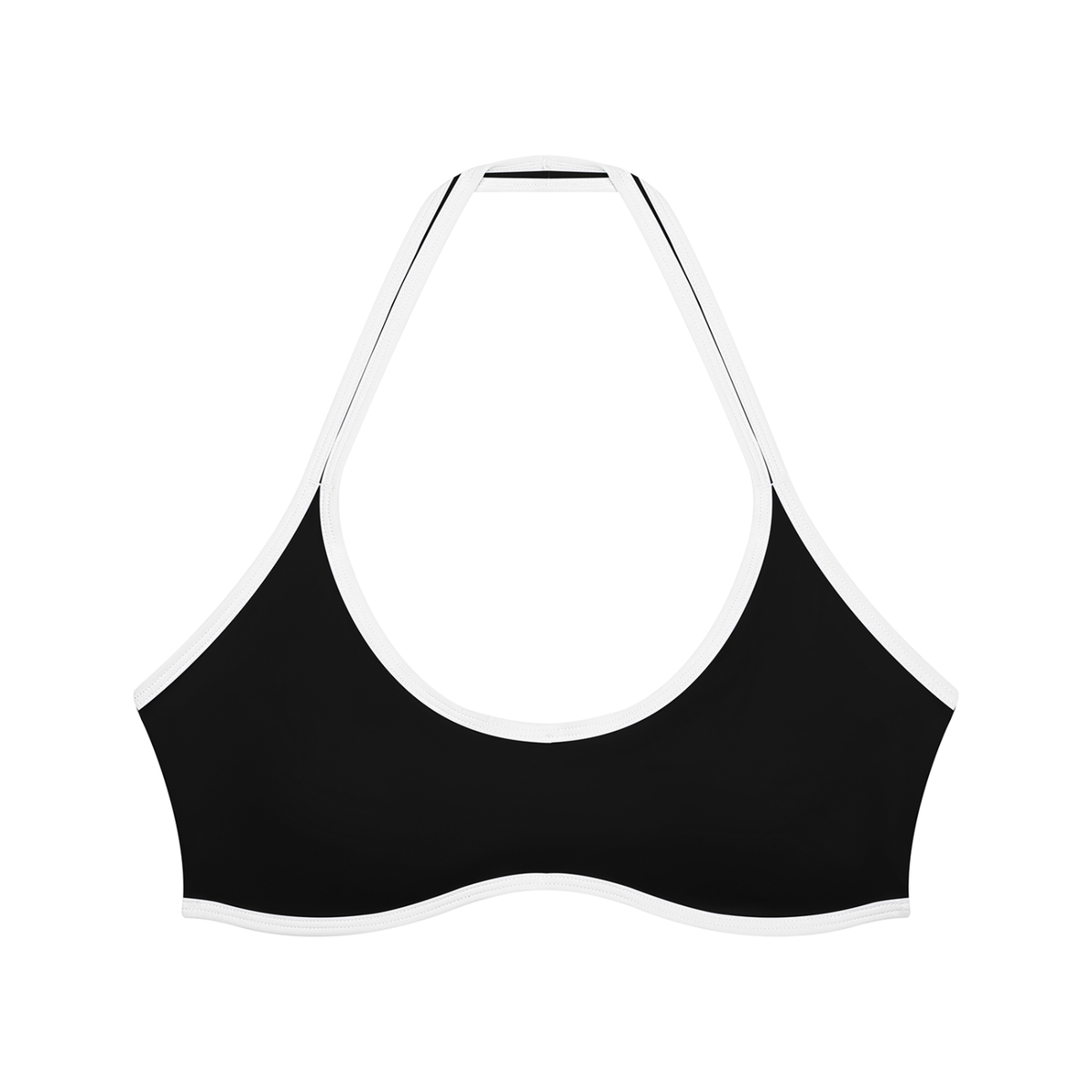 Women's black halter top