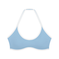 Women's sky blue halter top