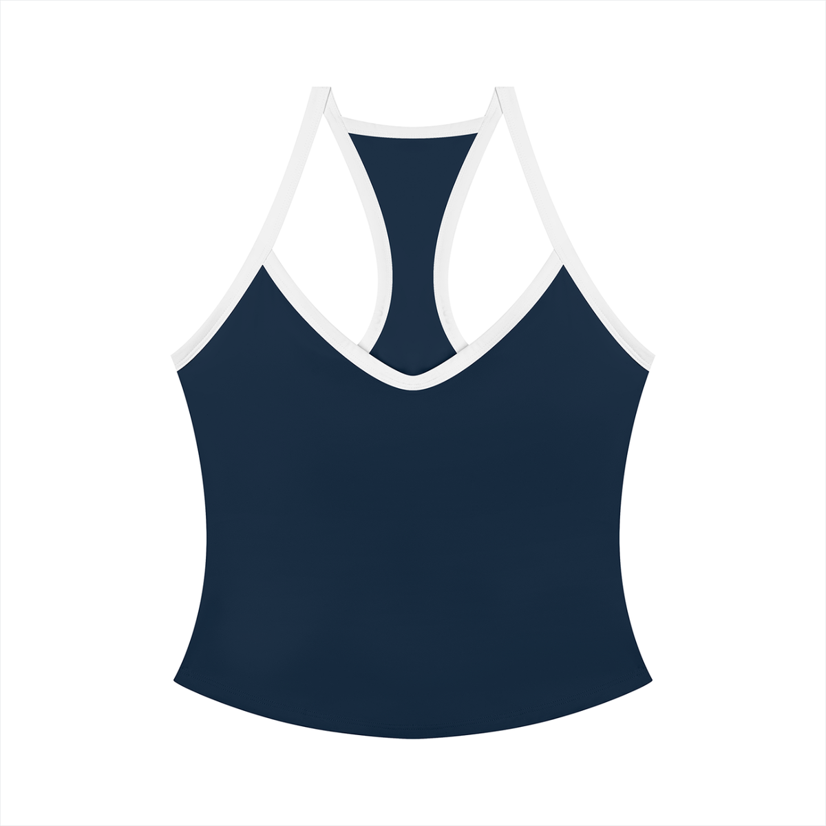 Women’s navy blue yoga tank top