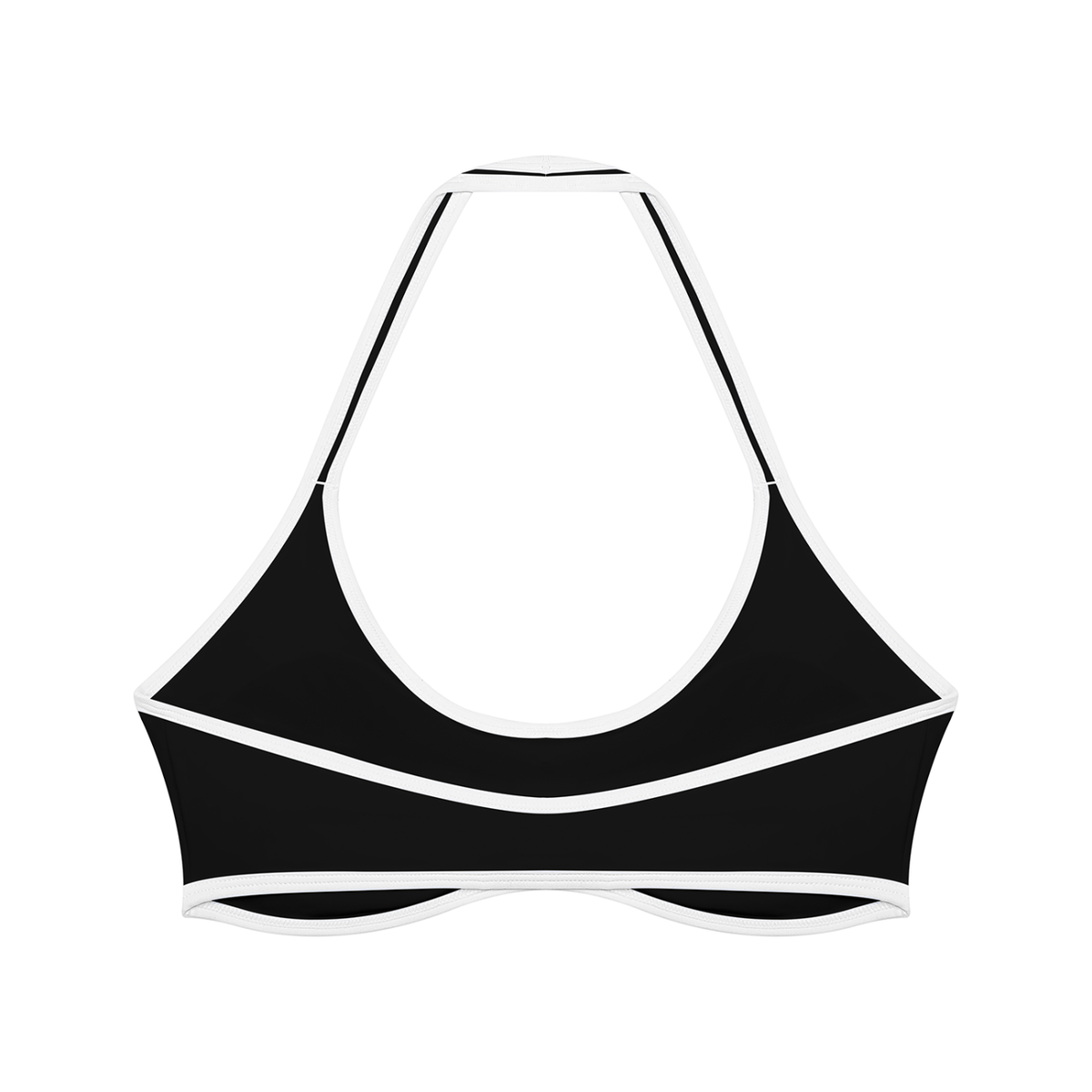 Women's black halter top