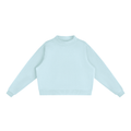 Essential Fleece Mock-Neck Crew Sweatshirt