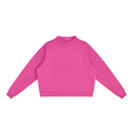 Essential Fleece Mock-Neck Crew Sweatshirt