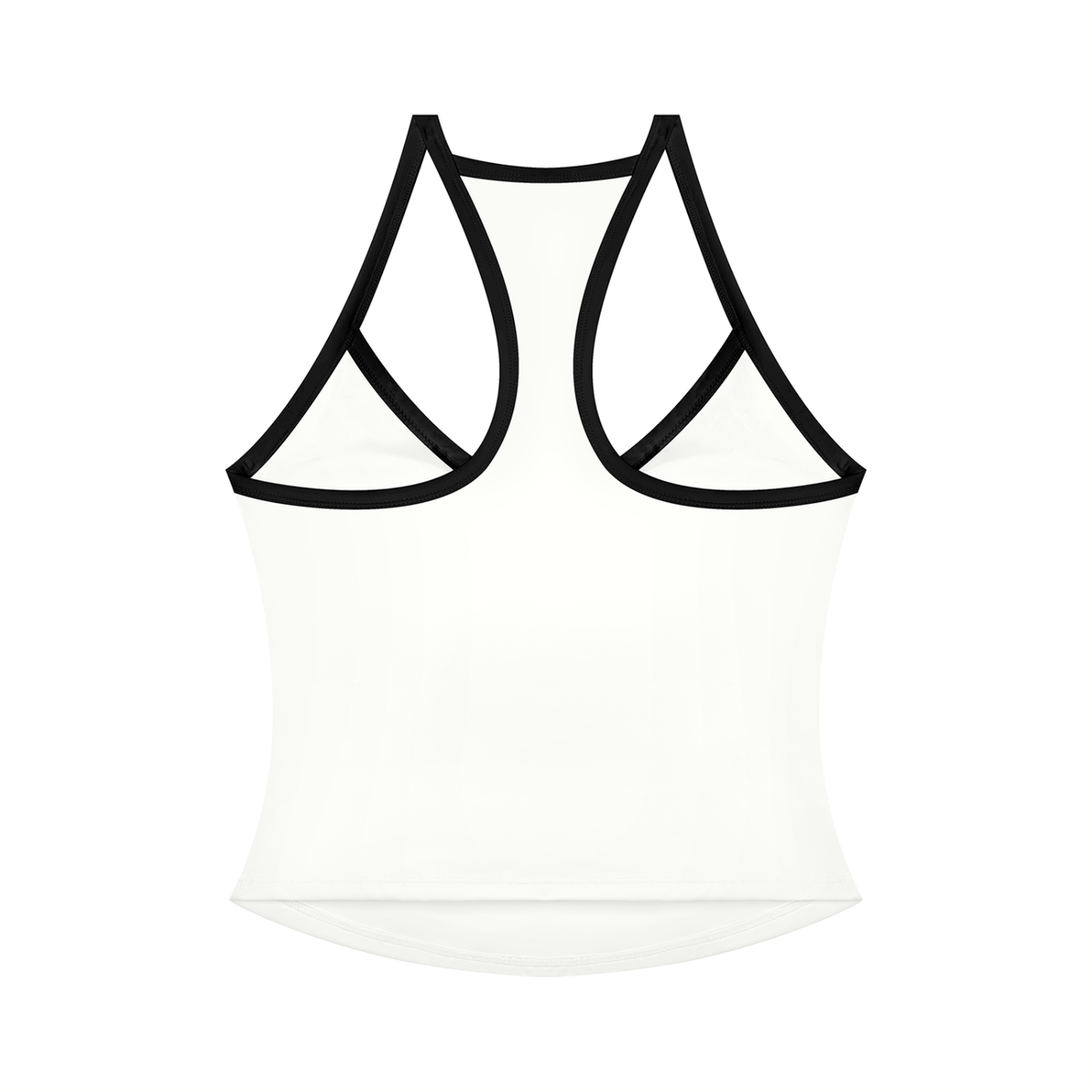 Women’s black and white tank top