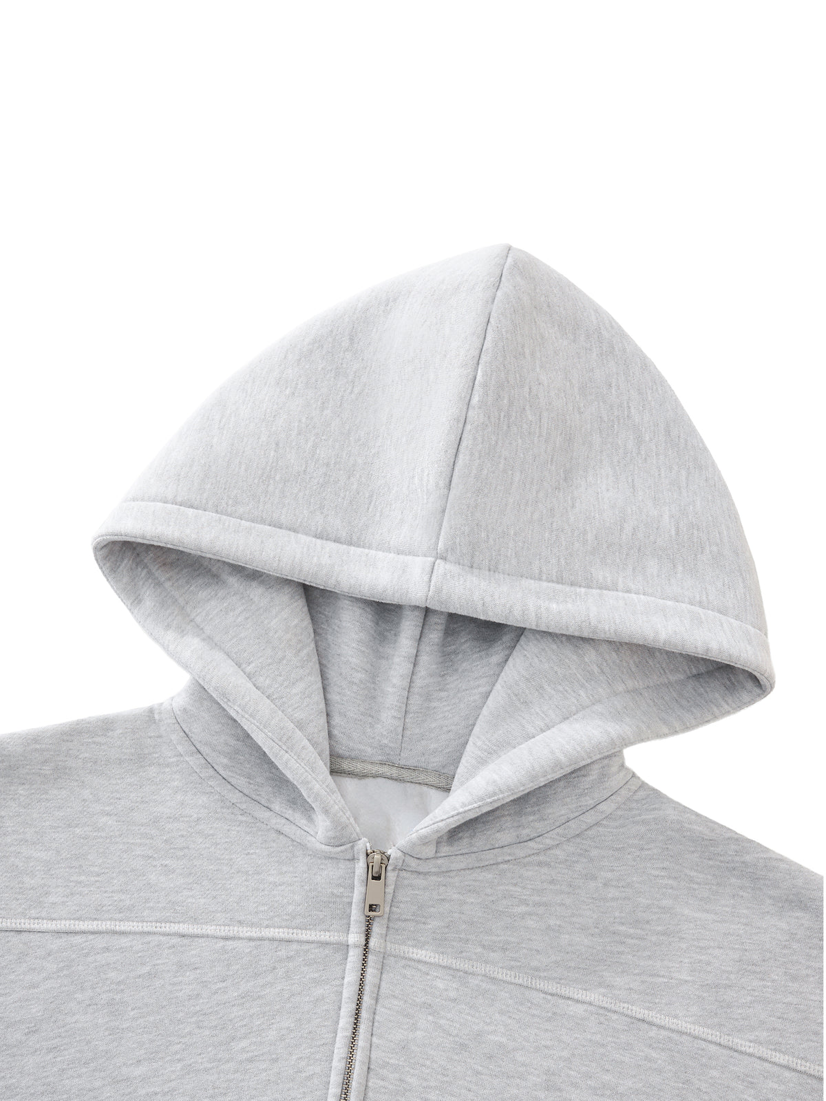 Boxy Fleece Zip Hoodie