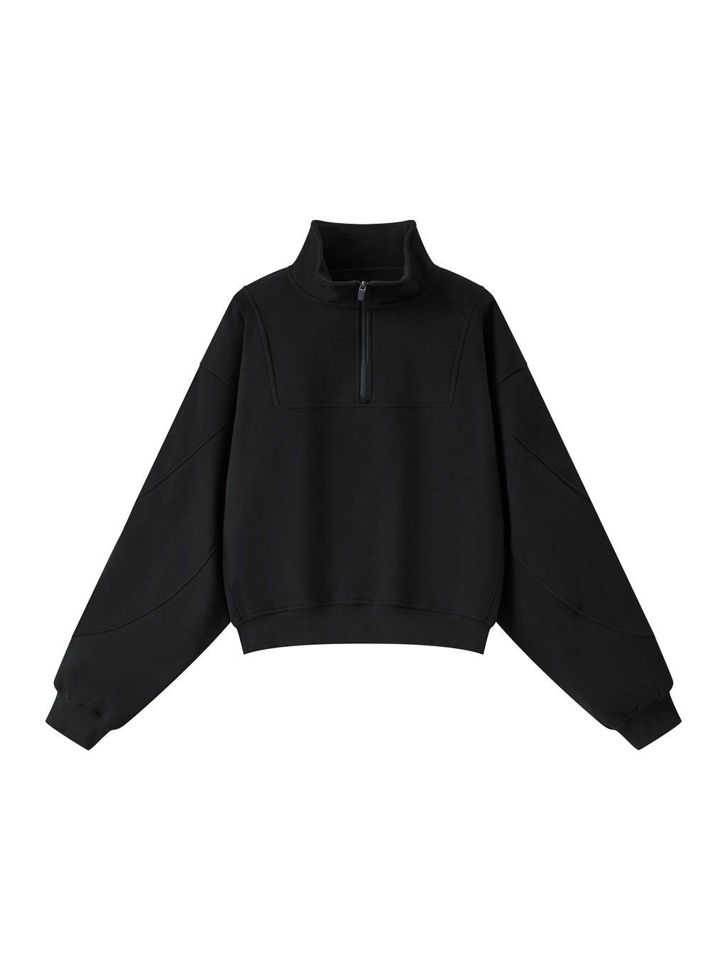 Women’s Loose Fleece Quarter-Zip Sweatshirt